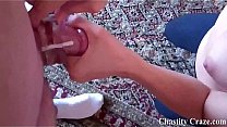You have to beg to be let out of chastity